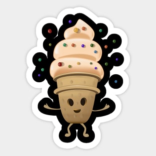 Make it rain with candy Sticker